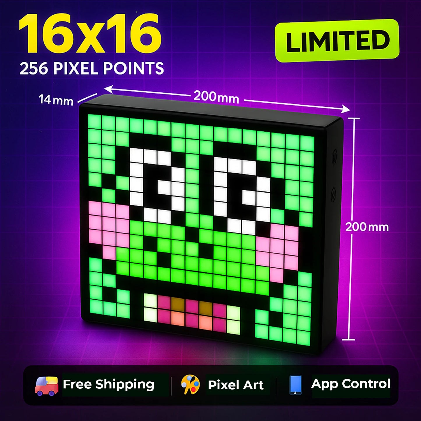 PIXORA VIBES – 16x16